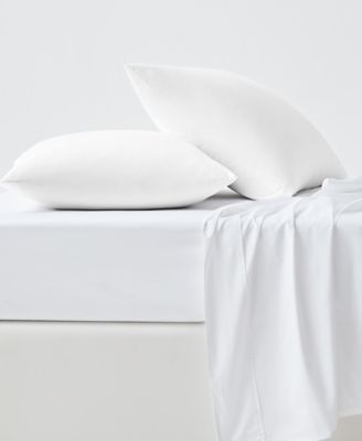 Purity Home 400 Thread Count Cotton Percale Pillowcase Pair, Standard