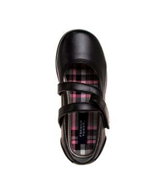 Little Girls Artificial Leather Construction School Shoes