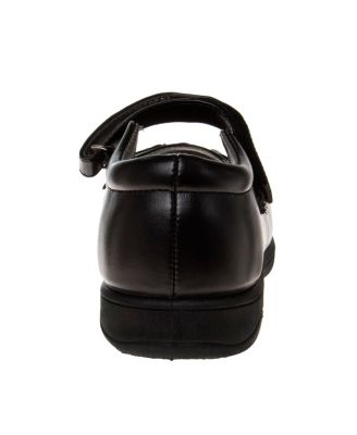 Little Girls Artificial Leather Construction School Shoes