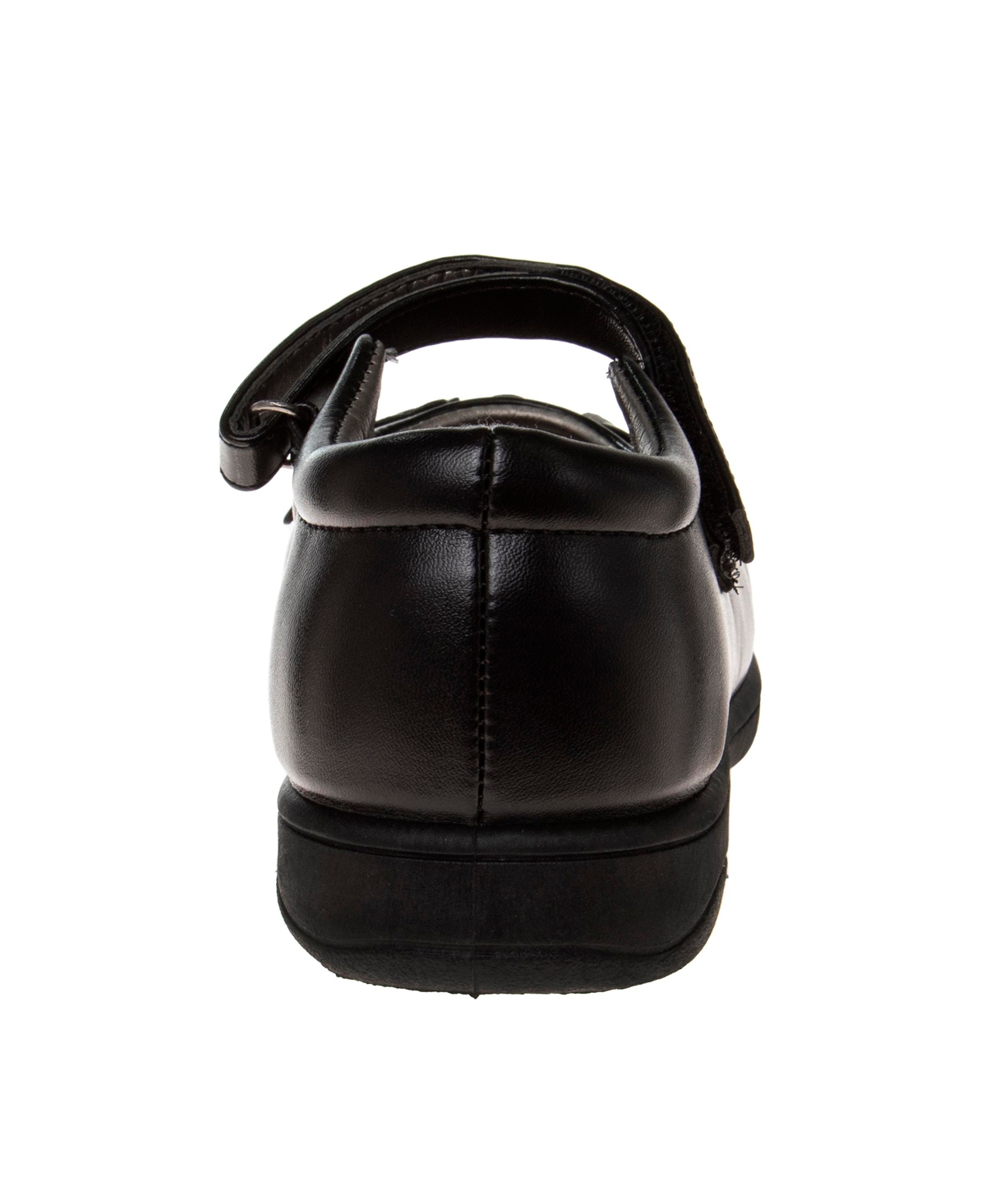 Shop French Toast Little Girls Artificial Leather Construction School Shoes In Black