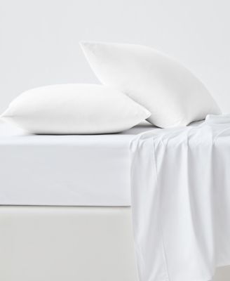 400 Thread Count Wrinkle Resistant Cotton Sateen Pillowcase Pair, King