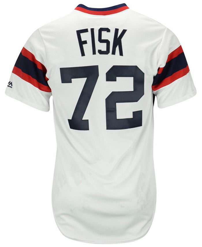 Majestic Carlton Fisk Chicago White Sox Cooperstown Replica Jersey