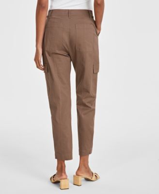 Women's Tapered Ankle-Length Cargo Pants