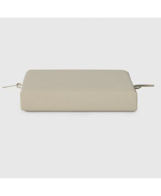 Outdoor Patio Seat Cushions Without Welt Set of 2, 20" x 19"