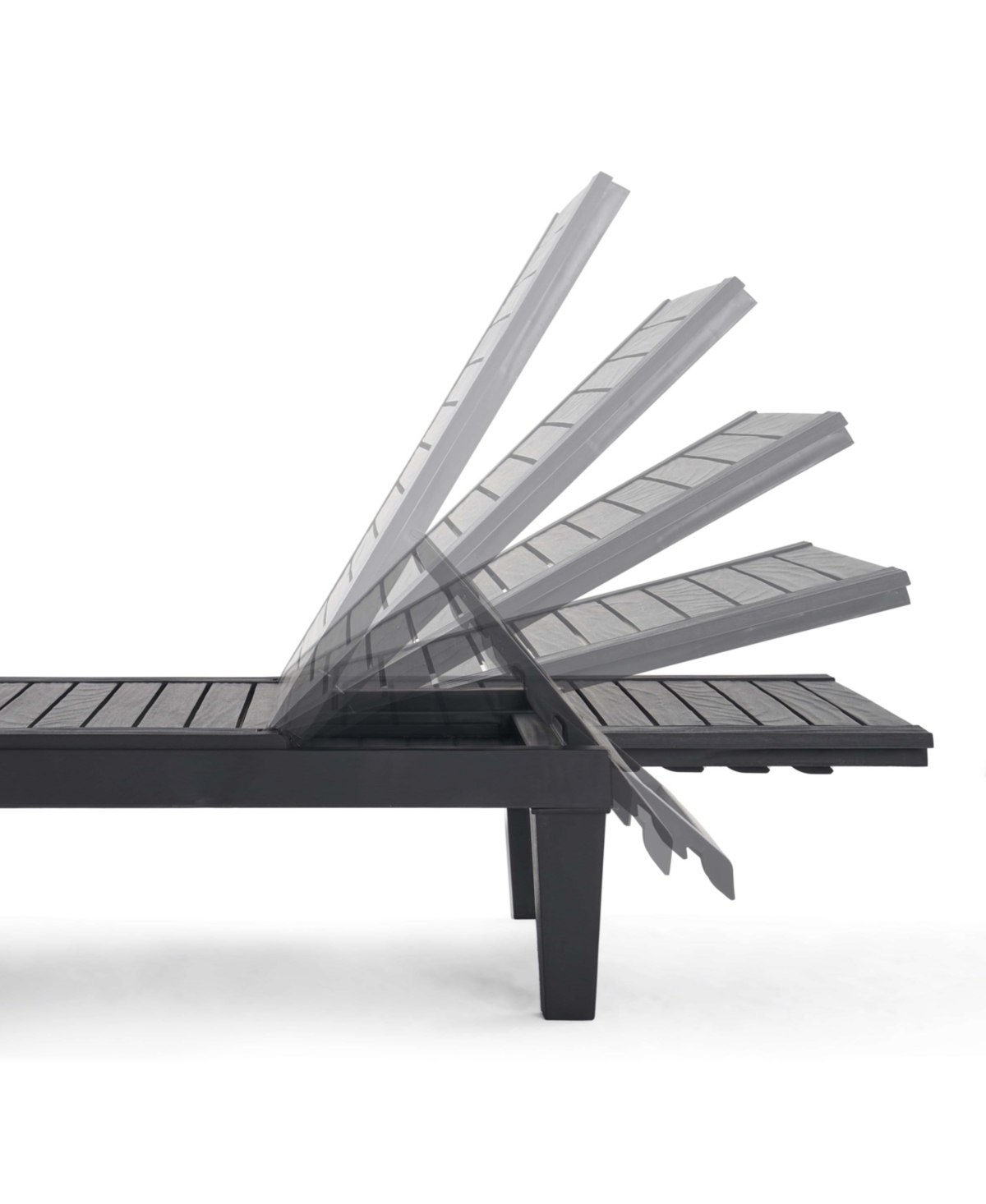 Adjustable & Waterproof Outdoor Patio Chaise Lounge Chairs