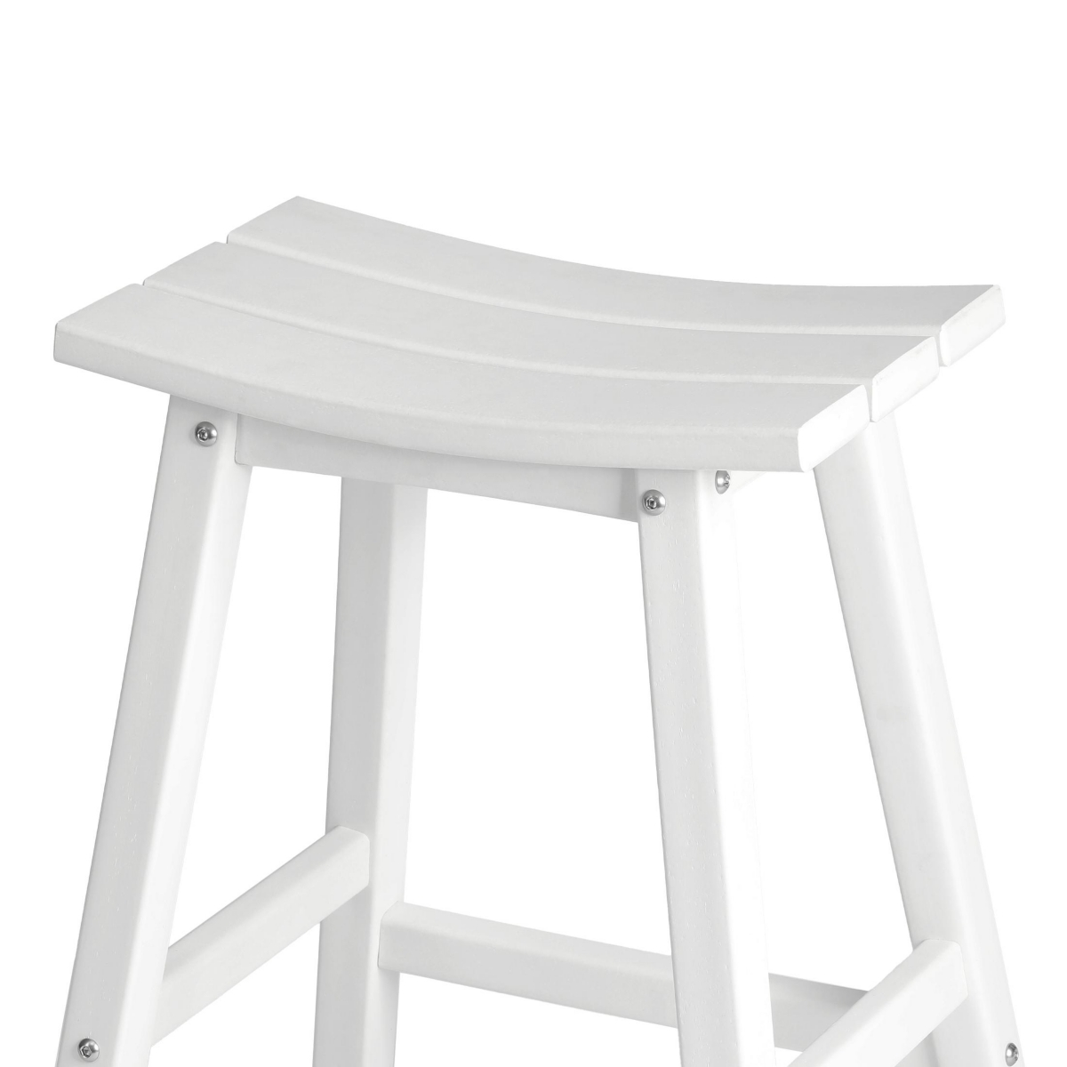 Outdoor Patio Adirondack Counter Height Stool Chair Set of 2