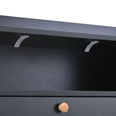  2-Tier Shoe Cabinet with 4 Flip Drawers