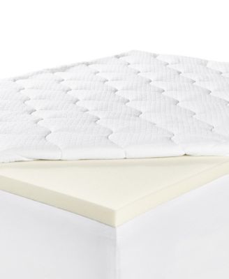 4-inch Layered Luxury Memory Foam Mattress Topper, Twin XL
