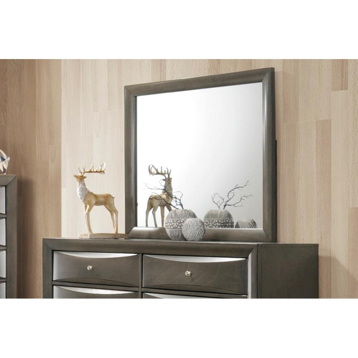 Streamdale Furniture Ireland Mirror In Gray- Oak