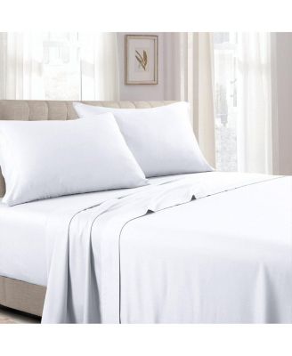 Low Profile (7-10 Inches) Sheet Set 100% Cotton Sateen USA, California King