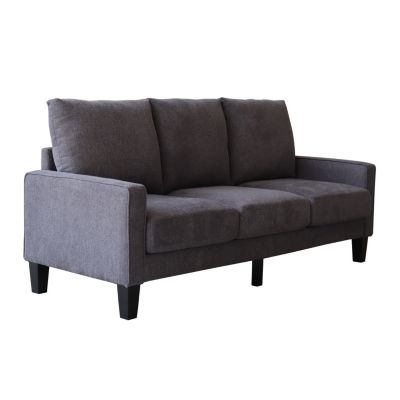 Modern Living Room Furniture Sofa In Dark Fabric