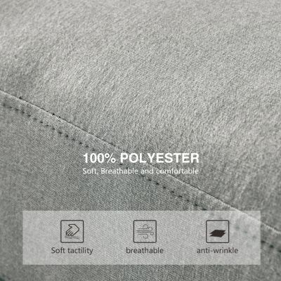  Linen Fabric Upholstered With Storage Sofa 2+3 Sectional