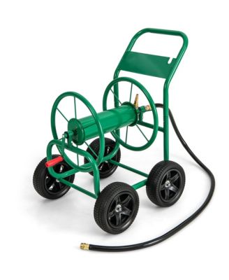 Garden Hose Reel Cart Holds 330ft of 3/4"or 5/8" Hose 400ft of 1/2" Hose