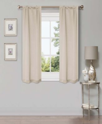 Shimmer Abstract Room Darkening Wrinkle Resistant 2 Piece Curtain Set