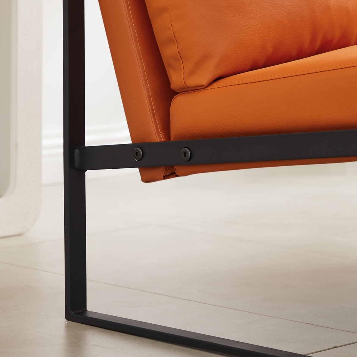 Streamdale Furniture Lounge, Living Room, Office Or The Reception Area Pu Leather Accent Armchair