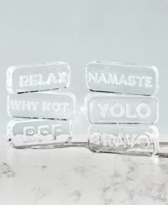Paroles Relax Glass Paperweight