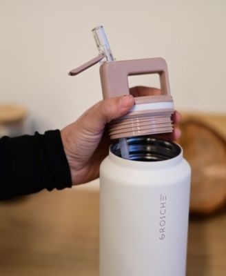 Alpine Flip 'N Sip Insulated, Leakproof Water Bottle with Straw, 40 OZ