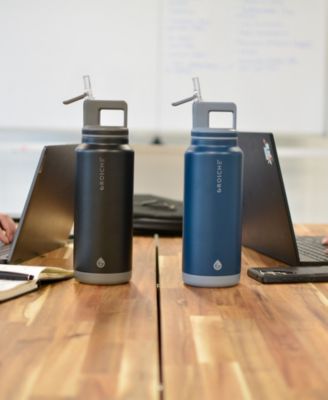 Alpine Flip 'N Sip Insulated, Leakproof Water Bottle with Straw, 40 OZ