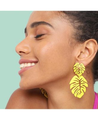 Women's Leaf Drop Earrings