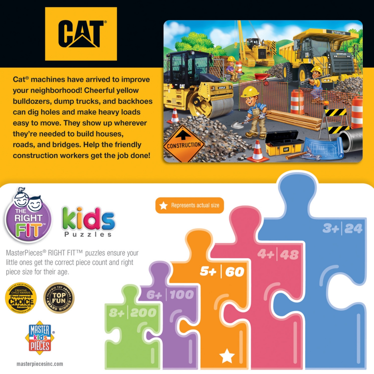 Masterpieces 60 Piece Kids Jigsaw Puzzle - Cat Parking Lot -