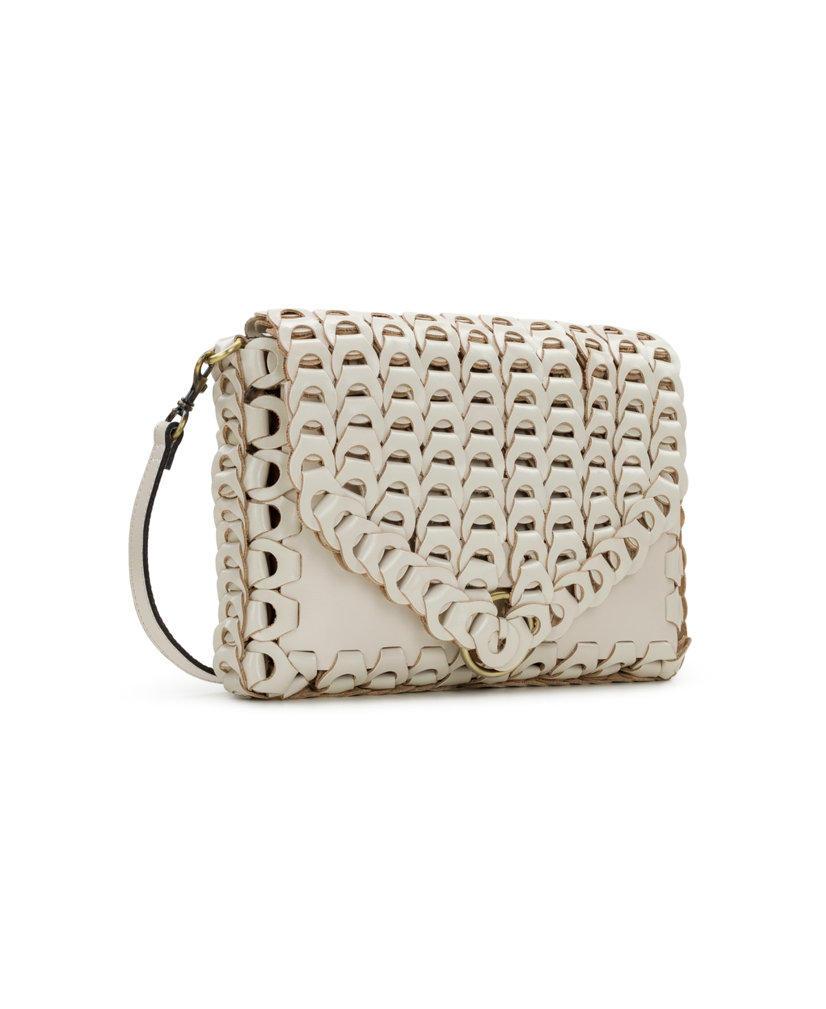 Shop Patricia Nash Porticci Chainlink Crossbody Bag In Black
