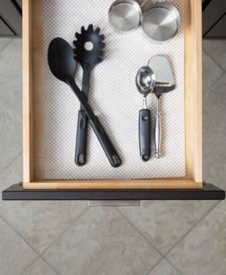 Fridge Shelf Liner Collection Non-Adhesive, Cut to fit, Machine Washable, 12x120", Cream Lattice, 2 Piece