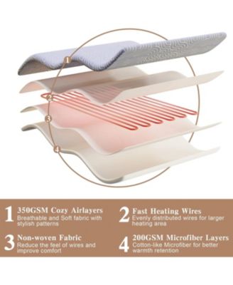 Full Size Electric Heated Mattress Pad, 54"x75"