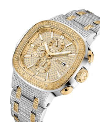 話題の人気 Watch t.w.) ct. (1/5 Diamond Men's Jbw in Gold-Plated 18k 時計