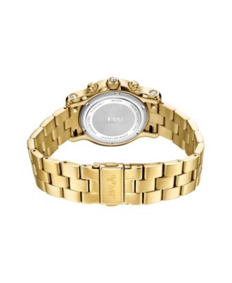 Women's Laurel Diamond (1/10 ct.t.w.) 18k Gold Plated Stainless Steel Watch