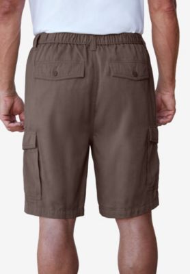 Big & Tall by KingSize Renegade 9" Full Elastic Waist Cargo Shorts