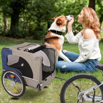 Tangkula Dog Bike Trailer with Safety Features