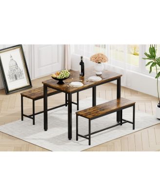 Rustic Dining & Bar Set, Industrial Style