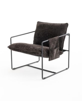 Upholstered Hanging Armchair with Metal Frame