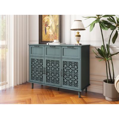 Versatile 3-Door Cabinet for Bedroom or Living Spaces