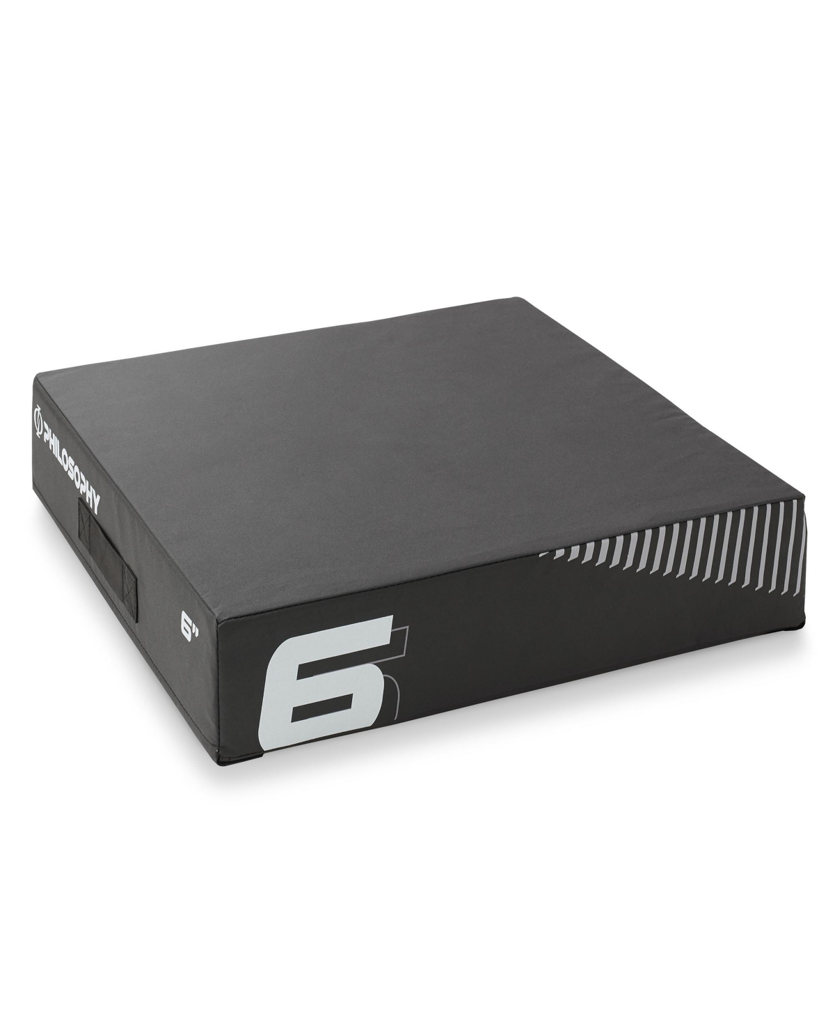 6" Soft Foam Plyometric Box - Jumping Plyo Box for Training and Conditioning - Black