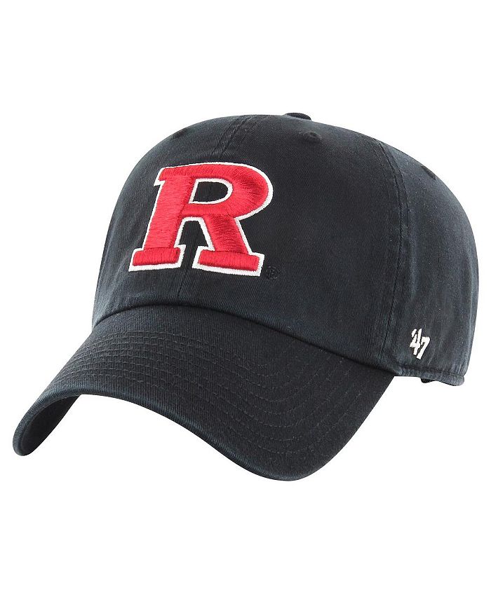 '47 Brand Men's Black Rutgers Scarlet Knights Adjustable Hat - Macy's