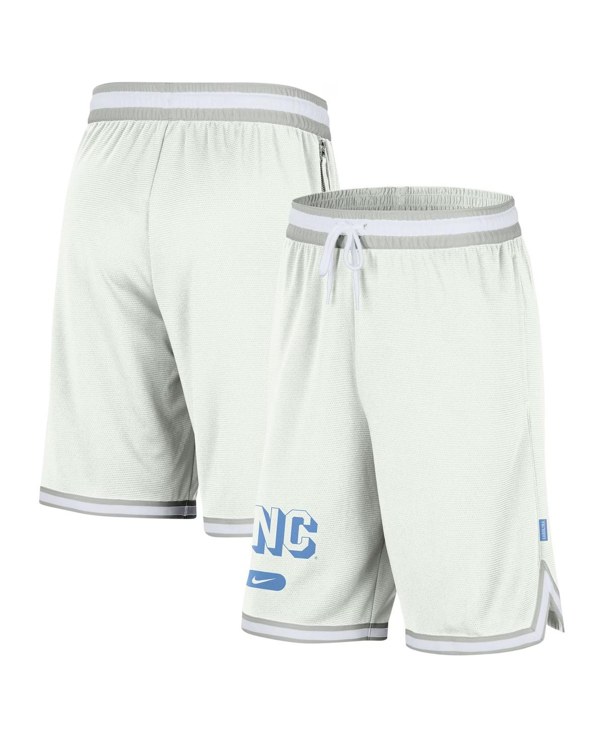 Shop Nike Men's Cream North Carolina Tar Heels Dna 3.0 Performance Shorts In White