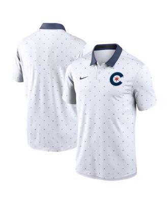 Nike Men s White Chicago Cubs City Connect Legacy Icon Vapor Performance Polo T Shirt Macy s