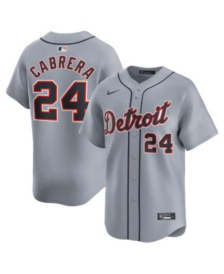 Nike Men's Miguel Cabrera Gray Detroit Tigers Road Limited Player