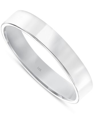 Macy's - Flat Profile Comfort Fit Wedding Band in 14k Gold