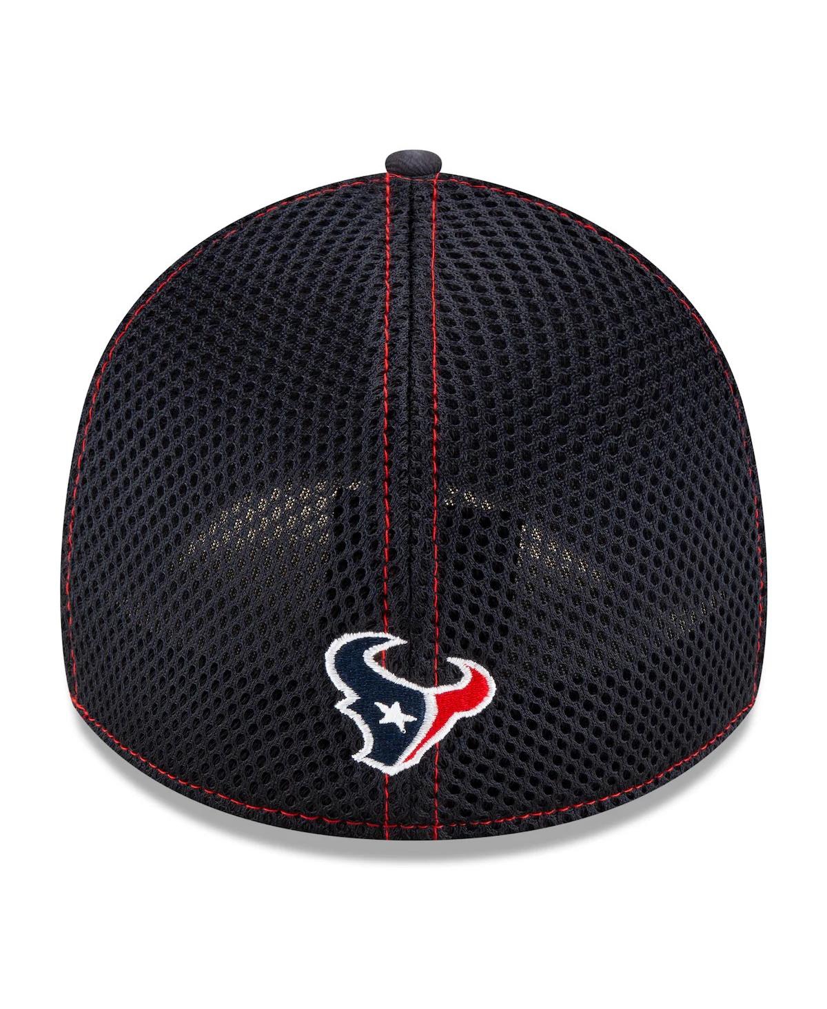 New Era Men's Navy Houston Texans Neo 39thirty Flex Hat In Navy,camo