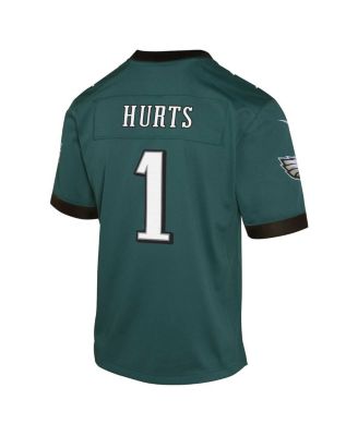 Nike Big Boys and Girls Jalen Hurts Midnight Green Philadelphia Eagles Game Jersey
