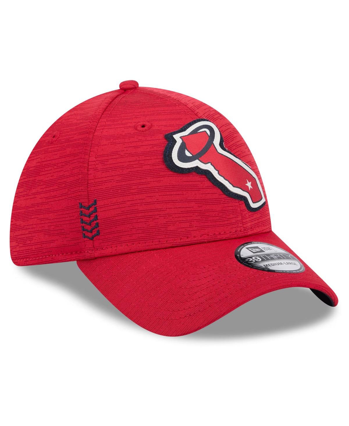 New Era Red Los Angeles Angels 2024 Clubhouse 9forty Adjustable Hat In Red