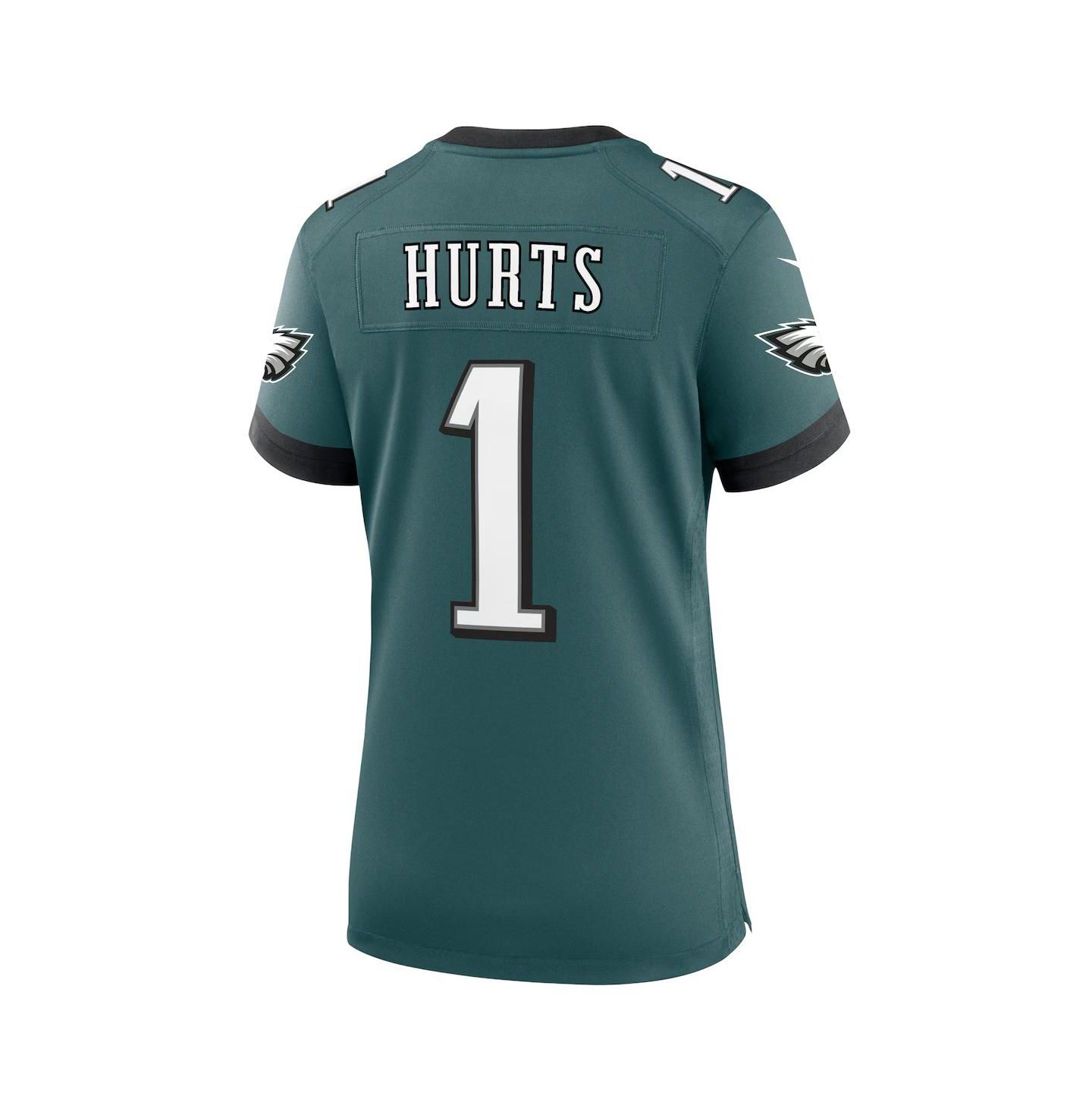 Женское джерси Nike Jalen Hurts Philadelphia Eagles Game, цвет: Зелёный, вариант 1 — фото 3