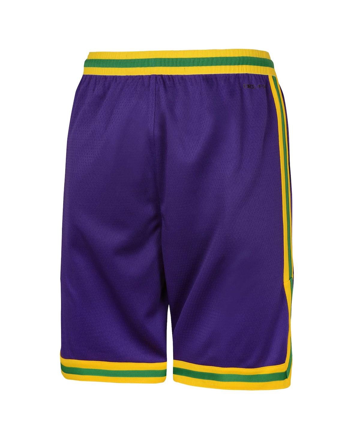 Nike Nba Big Boys and GirlsUtah Jazz Classic Edition Swingman Shorts - Purple