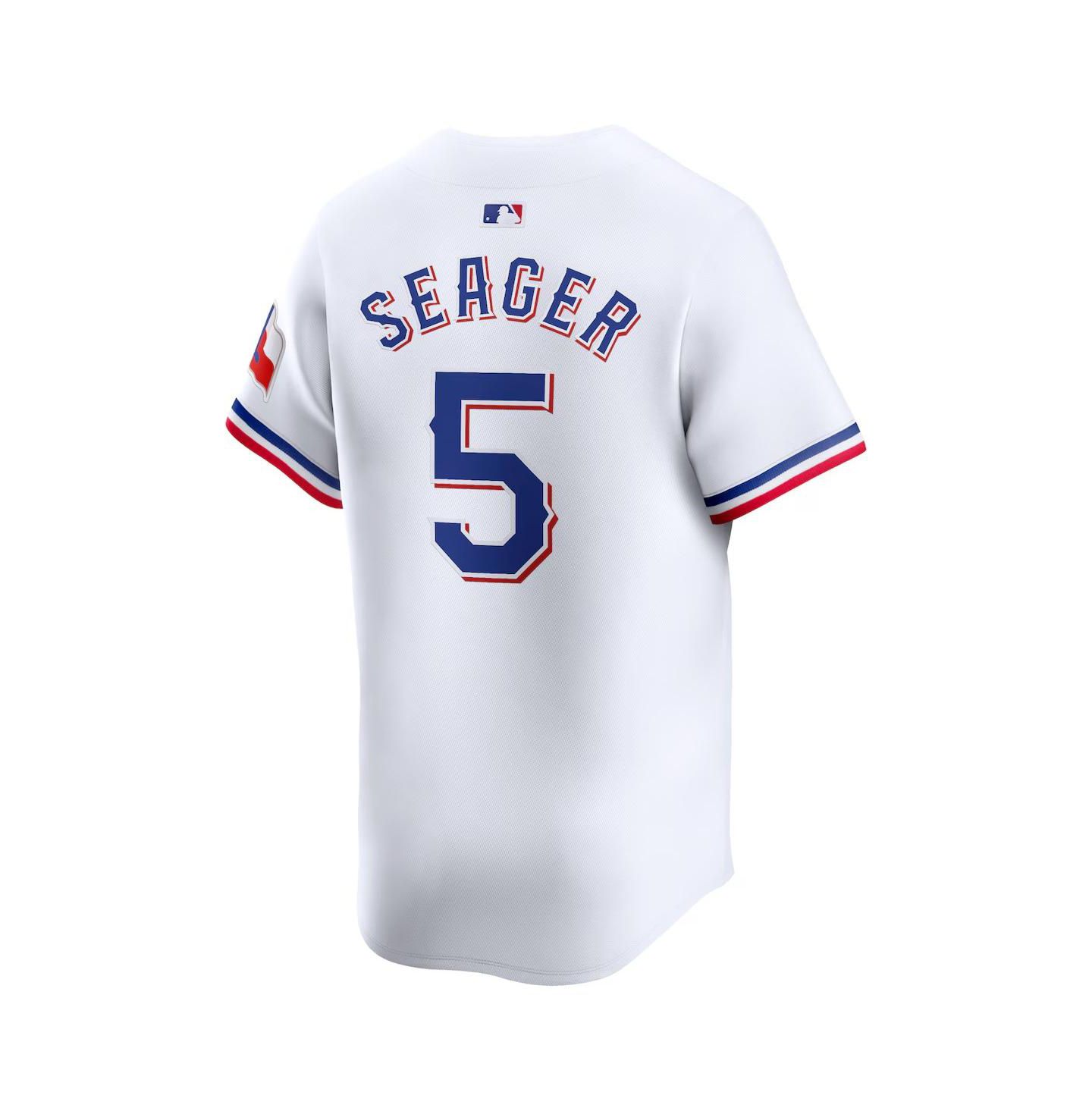 Мужской топ Nike Corey Seager White Texas Rangers Home Limited Player Jersey — фото 3