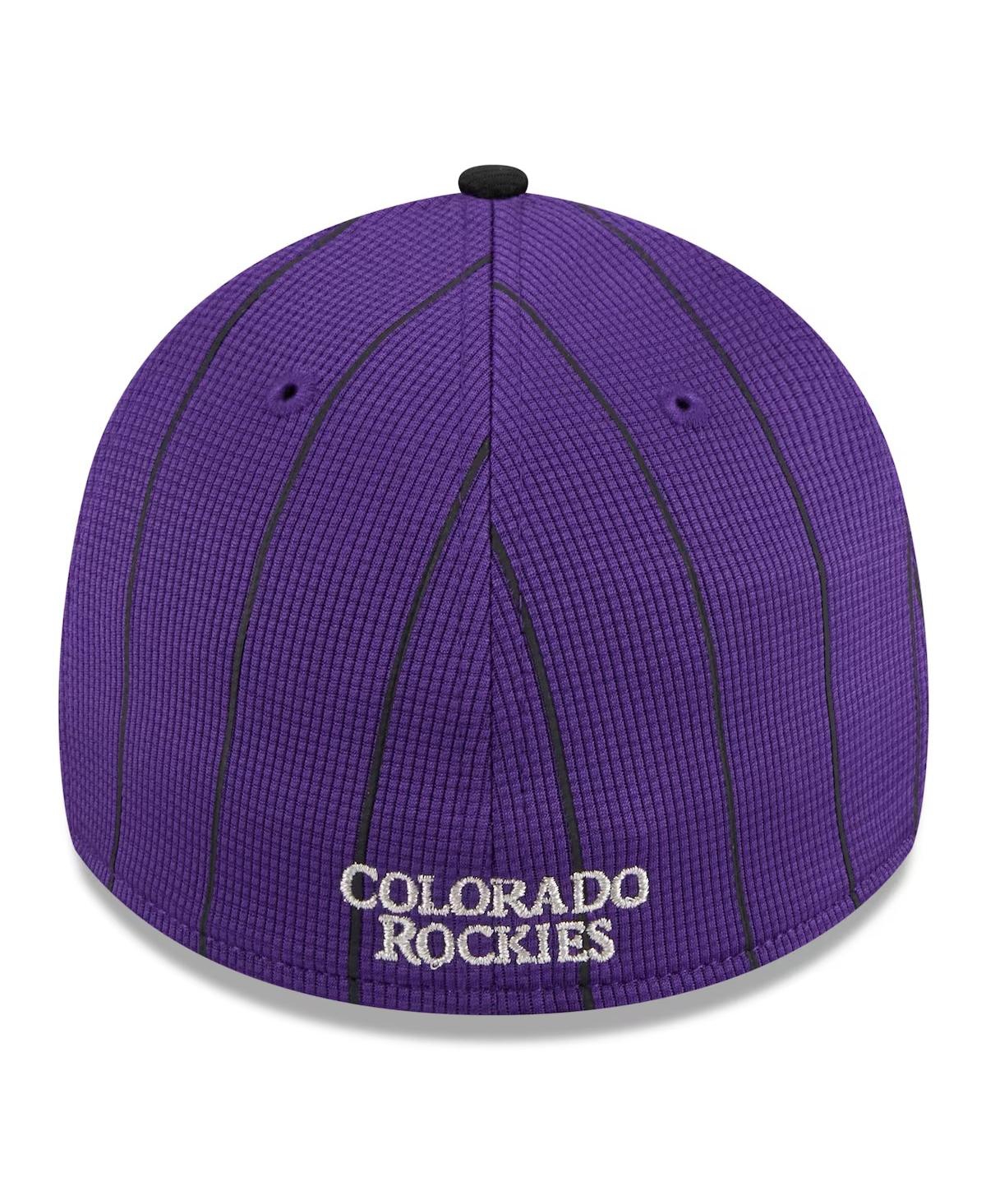 New Era Men's Purple Colorado Rockies 2024 Batting Practice 39THIRTY Flex Hat