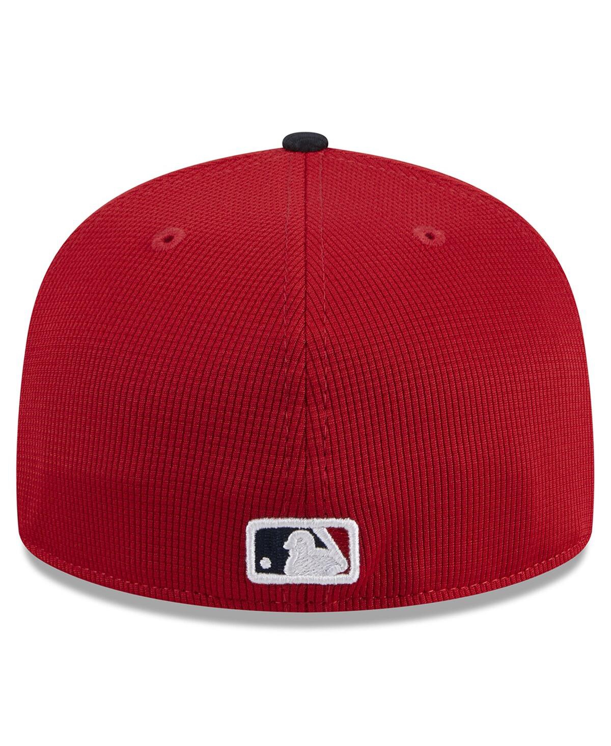 New Era Big Boys And Girls Red Boston Red Sox 2024 Batting Practice 59fifty Fitted Hat In Navy