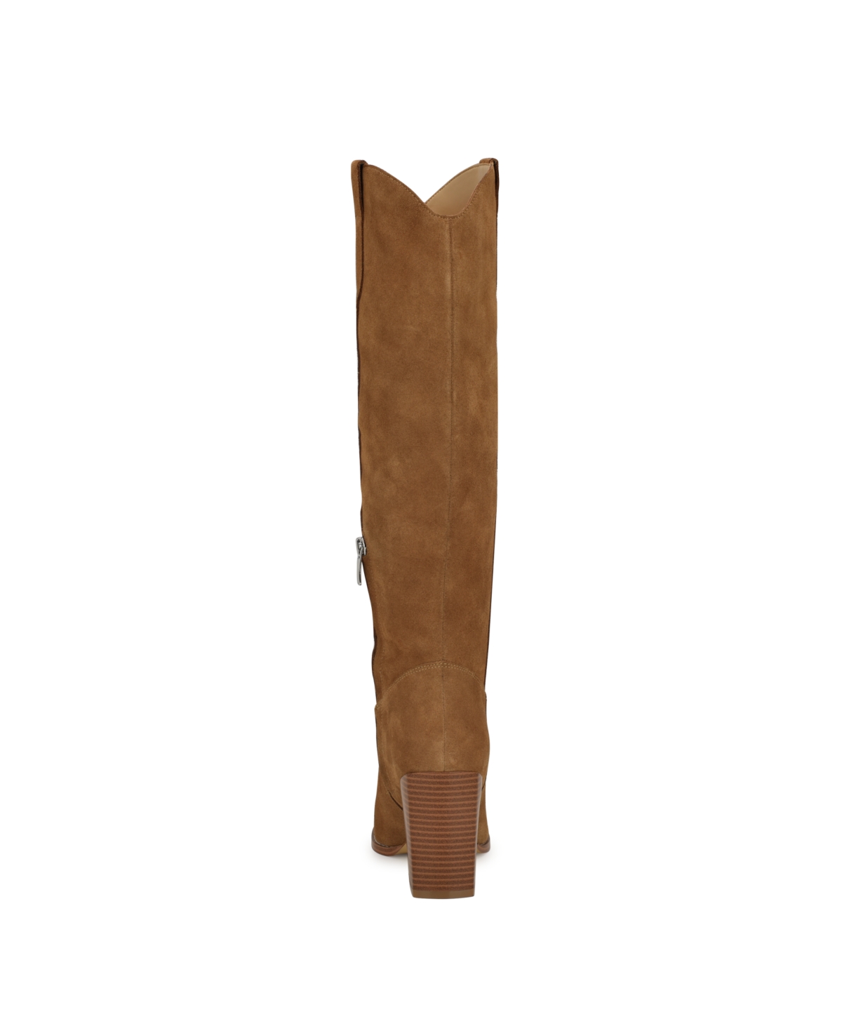 Nine West Women's Bromwel Pointy Toe Block Heel Knee High Boots