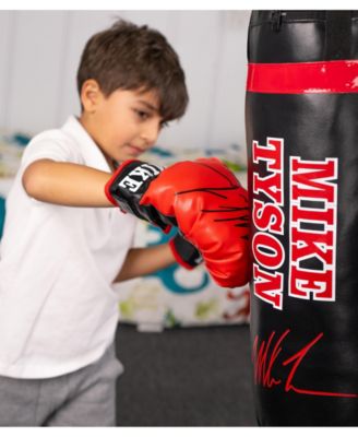 Mike Tyson Kids Boxing - Punching Bag Hanging and Gloves